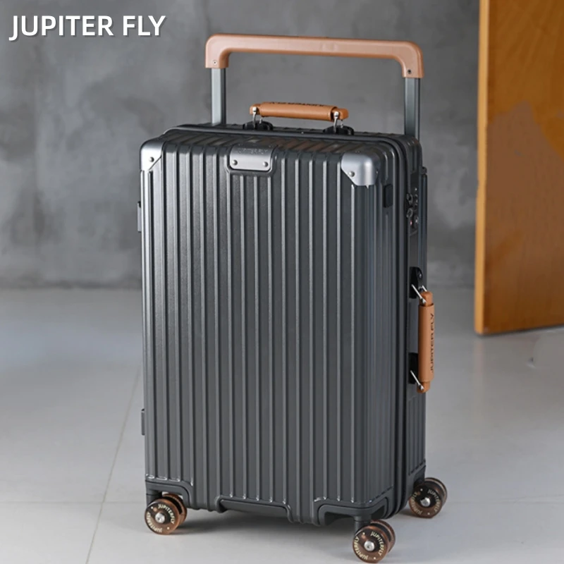 20/24/26/28 Suitcase Wide Trolley Travel Case with Skating Spinner Wheels TSA Lock USB Charging Port Rolling Luggage PC Material