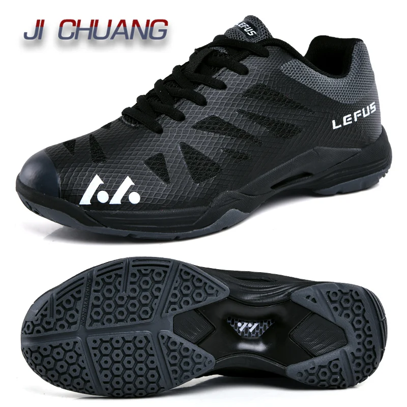 Nouveau haute qualité hommes baskets chaussures de Badminton Sports de plein air respirant dames hommes chaussures de Tennis femme sport homme baskets