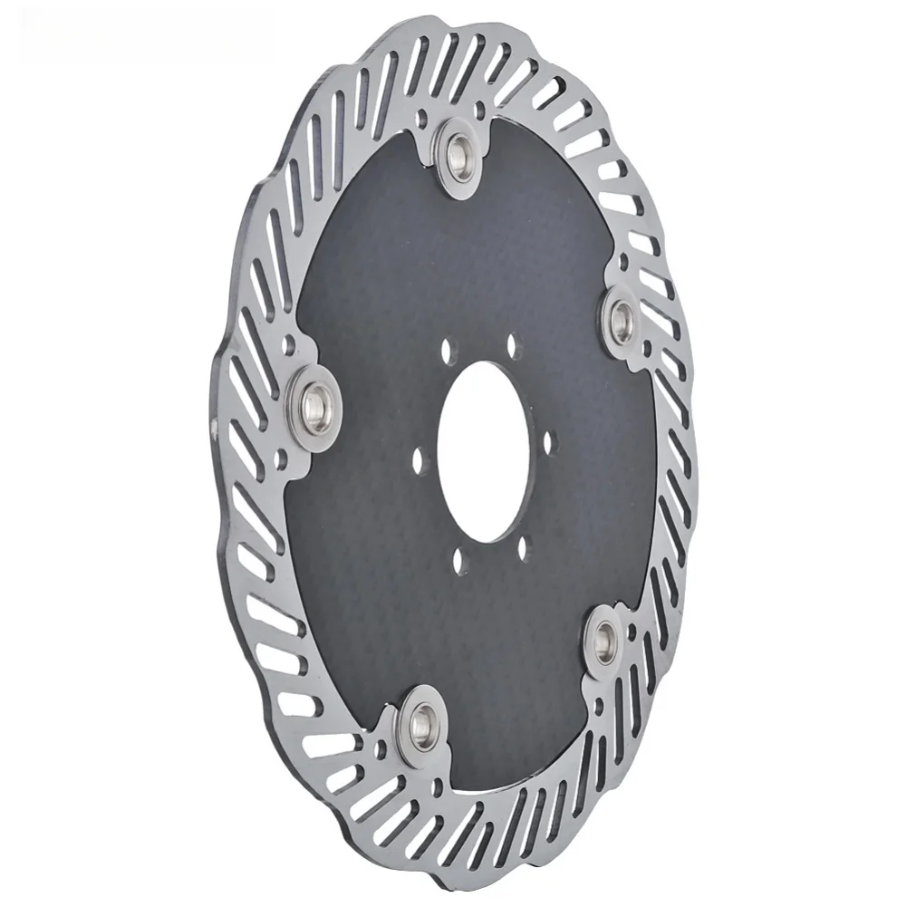 AliExpress NONE Road Bike Mountain Bike Brake Discs Ultra-light Carbon Fiber Disc Six-bolt Center Lock Disc 140/160mm Bike Disc Brake