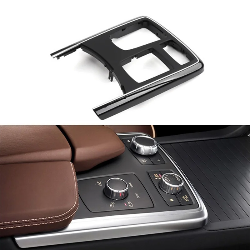 

Practical Car Center Console Cover Armrest Box Trim Panel Frame For Mercedes-Benz ML/GL/GLE/GLS Class W166 ML300 GLE450 2012-201