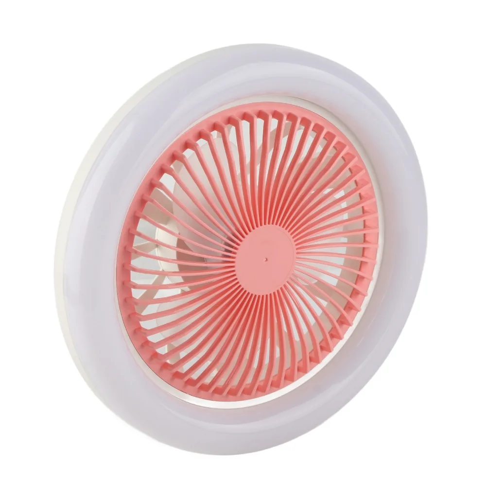 

Modern 30W Ceiling Fan Light E27 AC 85-265V Small Ceiling Fan Silent Operation White Light Quiet Ceiling Fan Living Room