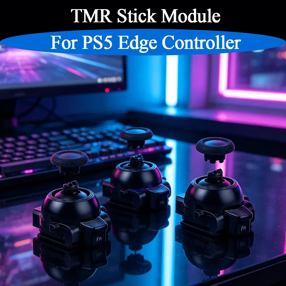 Hochwertiges 1/2-teiliges TMR-Stick-Modul (links/rechts) – Anti-Drift-Ersatz-TMR-Joystick-Modul für PS5 Edge Controller Zubehör