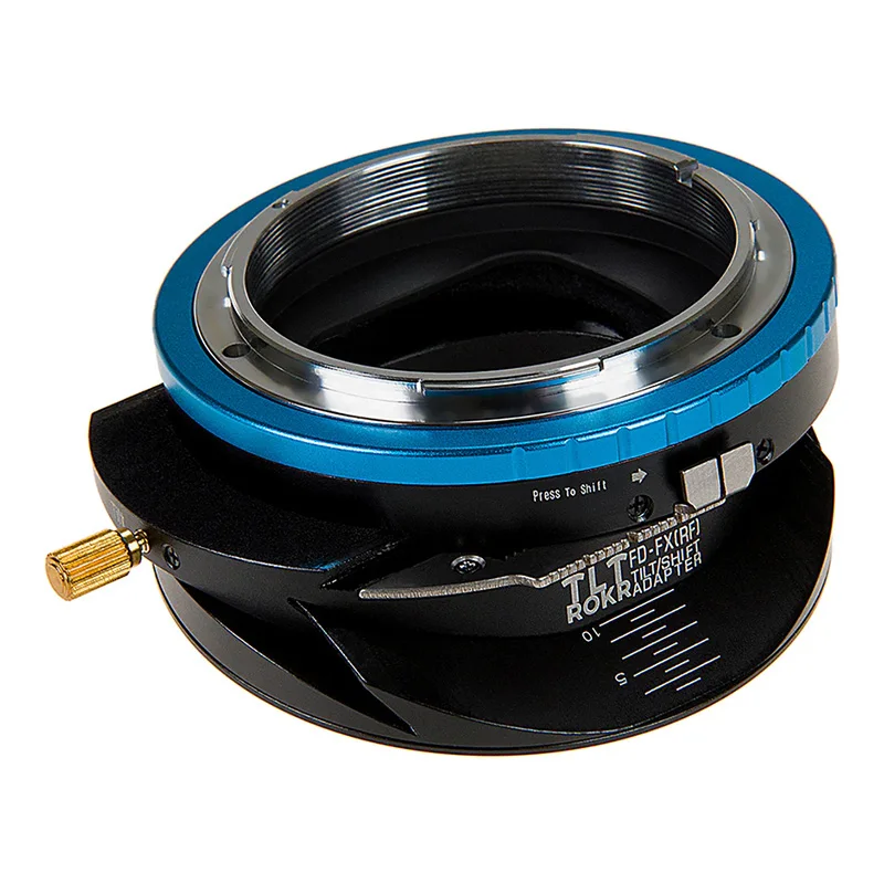 Fotodiox FD-FX TLT ROCK TILT/SHIFT Movements Lens Adapter For Canon FD/FL New FD Mount Lens To Fujifilm X Mount Camera