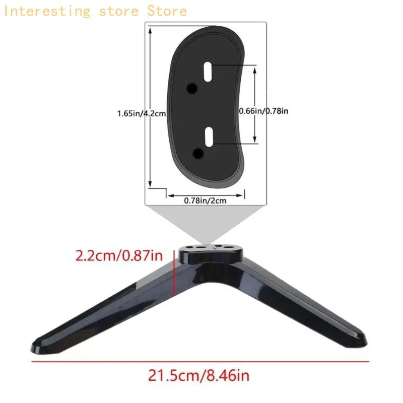 TV-Ständerhalterung, universell stabile TV-Basis, Tisch-TV-Ständerhalterung, 17 mm-20 mm, 55KC – Detail 6