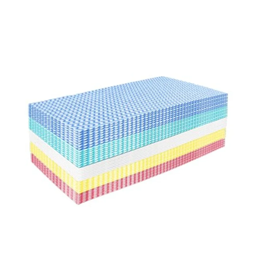 

50 Pack Disposable Dish Cloths Heavy Duty Reusable Cleaning Cloths Dish Rags for Kitchen 23.6x11.8inches