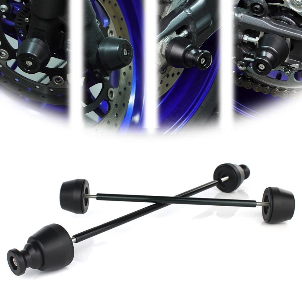 

For Yamaha MT-09/SP Tracer 9/GT Tracer 9 GT+ XSR900 Motorcycle Front Rear Wheel Axle Fork Sliders Crash Protector Swingarm Spool