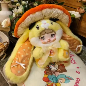 

Nommi 400% Mushroom Hat Mystery Blind Box Kawaii Action Collectible Series Toy Gift Blind Box Dolls for Trendy Toys & Hobbies