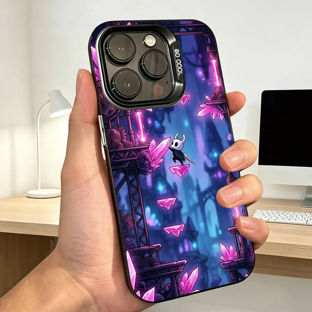 Game Hollow Knight  Phone Case For iPhone 17,16,15,14,13,12,11 Plus,Pro Max,XS,Colorful Silver Phone case Funda Cover Gift