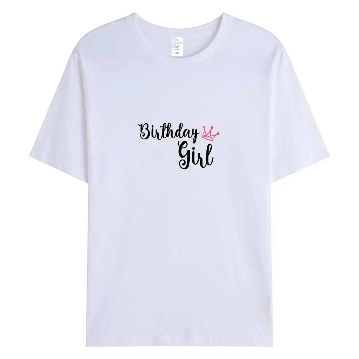 

Women Tshirt 2026 Summer Short Sleeve Tee Tops Woman Cotton Clothing Birthday Girl Graphic T Shirts Oversized Female T-shirt