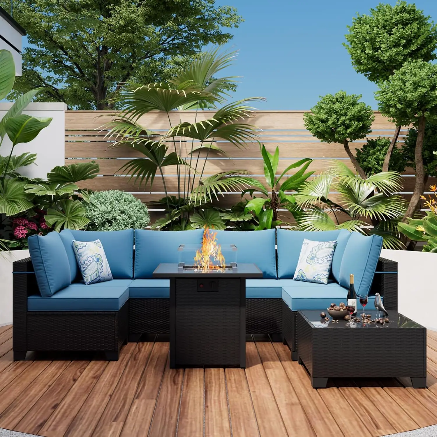 #17 Trending Rattan Garden Sofa Sets Right Now