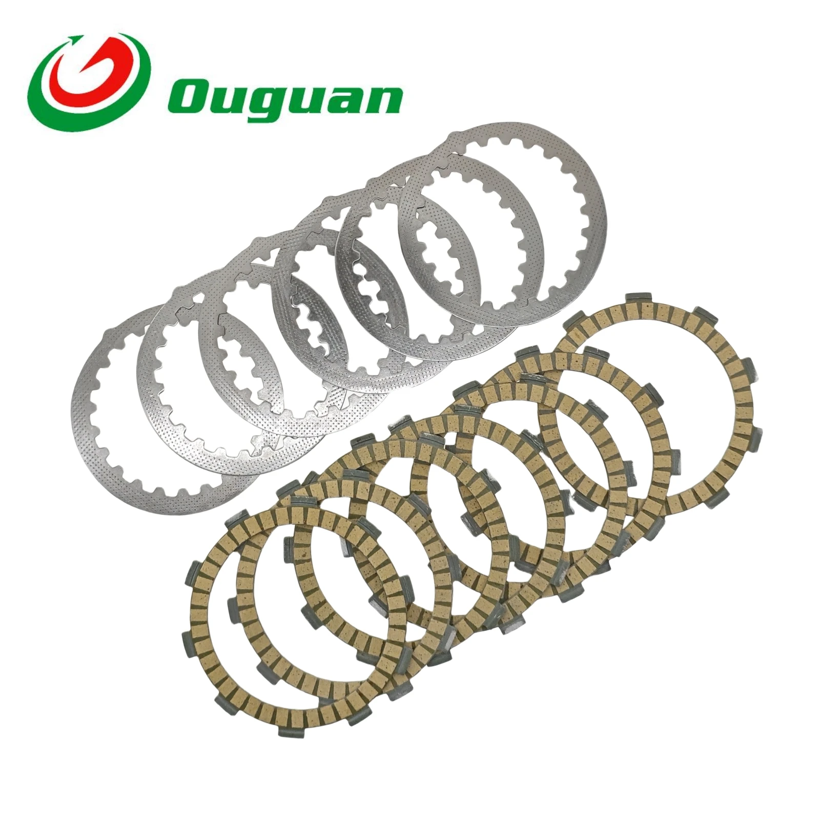 ouguan for YAMAHA DT125 DT230 DT125R DT125X DT125RE TDR125 TDR125R TZR125 DT TDR TZR 125 Clutch Friction Plate Steel Disc