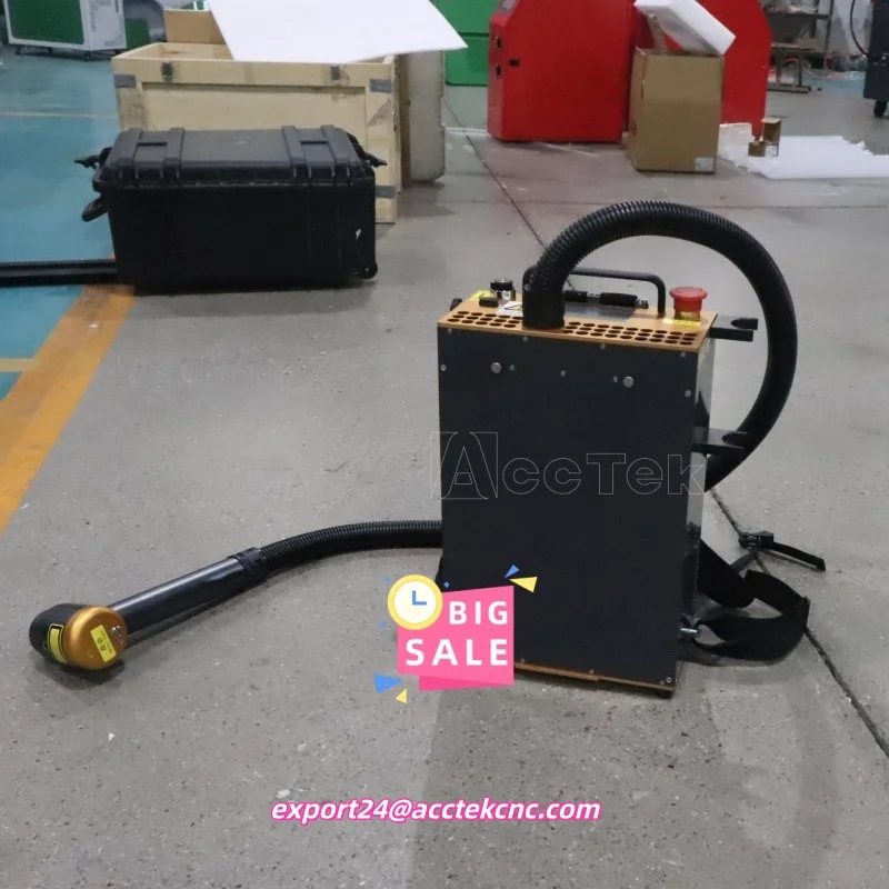 Hot Sale Laser Rust Removal Machine Mini Laser Cleaning Machine Backpack Pulse Laser Cleaning Machine 100w 200w 300w Available