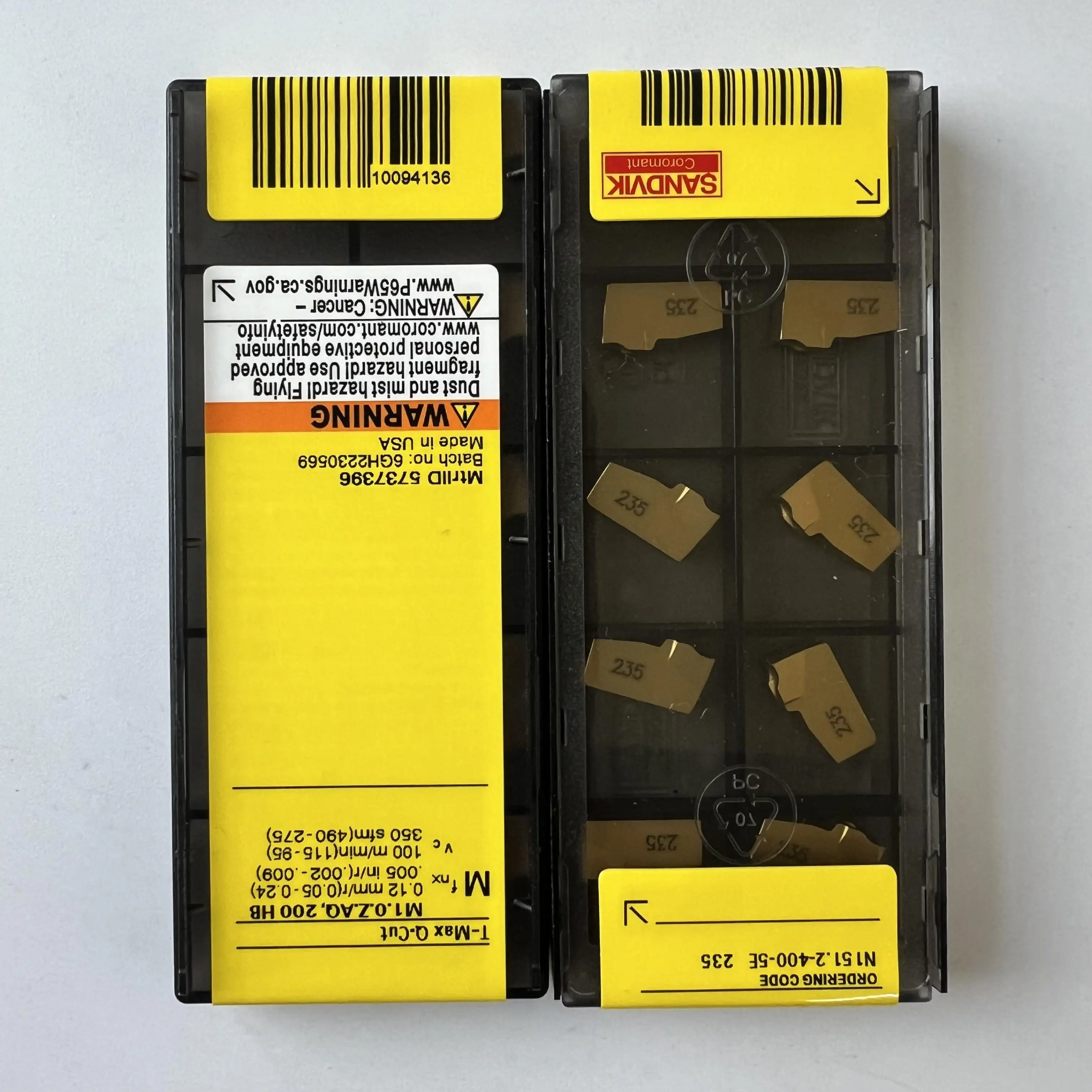 N151.2-400-5E 235 /Original carbide blade 10 Pcs