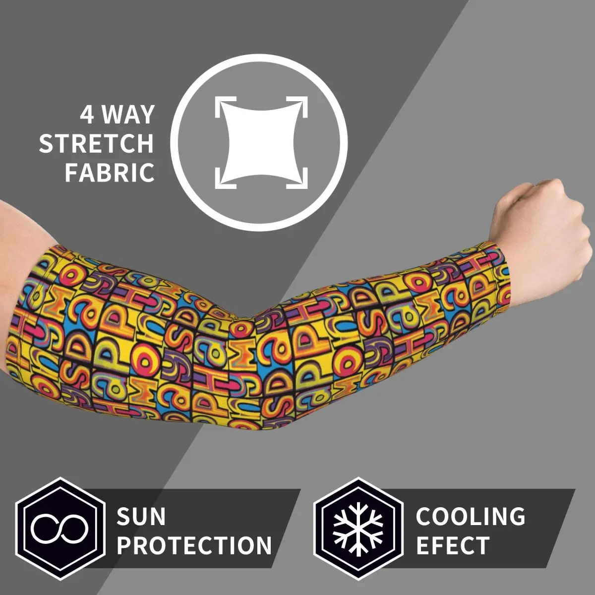 Happy Mondays рукава для мужчин и женщин защита от солнца и ультрафиолета татуировка прикрытие спорт охлаждение езда на велосипеде