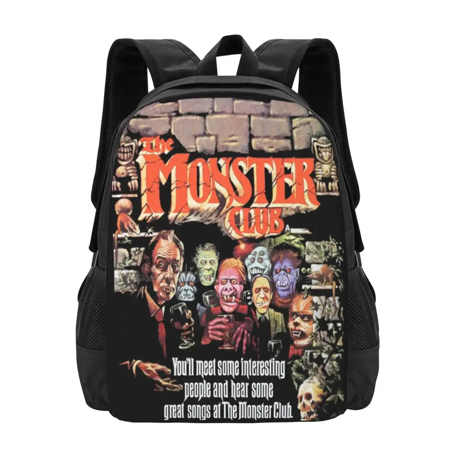 

Клуб Монстров-плакат, Лидер продаж, рюкзак, модные сумки, Франкенштейн, монстр, фильм ужасов, горы, страха, боль, тиснение