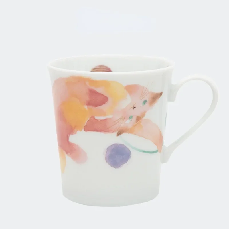 Ceramic Color Cat Coffee Mug Cute mugs Ceramic Mug funny coffee mug Unique Milk Tea Cups   for Kids Women Girls Women Lady