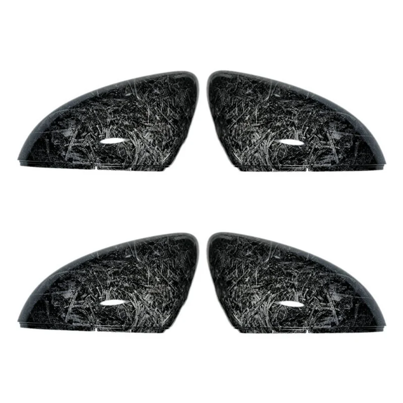 

F9-4X Car Forged Carbon Pattern Side Wing Mirror Cover For Golf 7 MK7 7.5 GTD R GTE VII Cap E-Golf Sportsvan 2013-2019