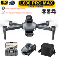 L600 pro MAX Professional Drone GPS Drone with 4K HD Dual Camera 360 Laser Obstacle Avoidance Brushless 3-Axis Gimbal Quadcopter