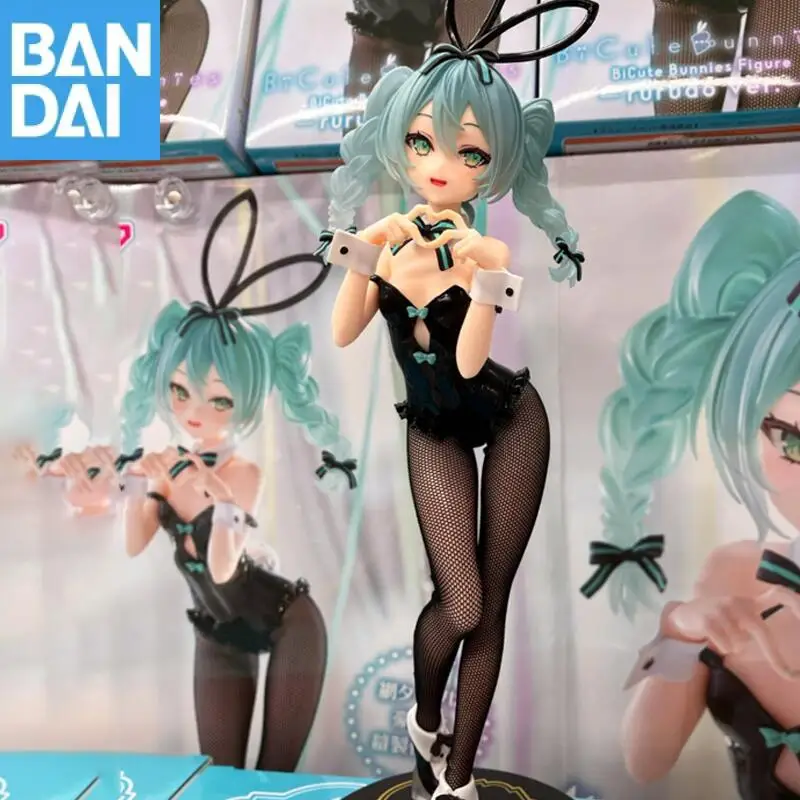 

В наличии Оригинальная фигурка биксусных кроликов Хацунэ Мику Рурудо, белая версия. ПВХ 27 см аниме фигурку модель коллекция игрушек