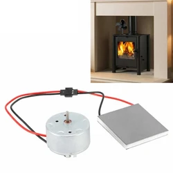 Electric Motor with Heating Generator Sheet for Fireplace Fire Heat Powered Fan Stove for Burner Heating Replace Parts