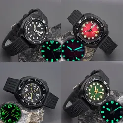 Men Turtle Abalone Dive Watch With NH35 NH36A Stainless Steel Diving Men Automatic Watch 200m Waterproof Design Mod 6105 6139