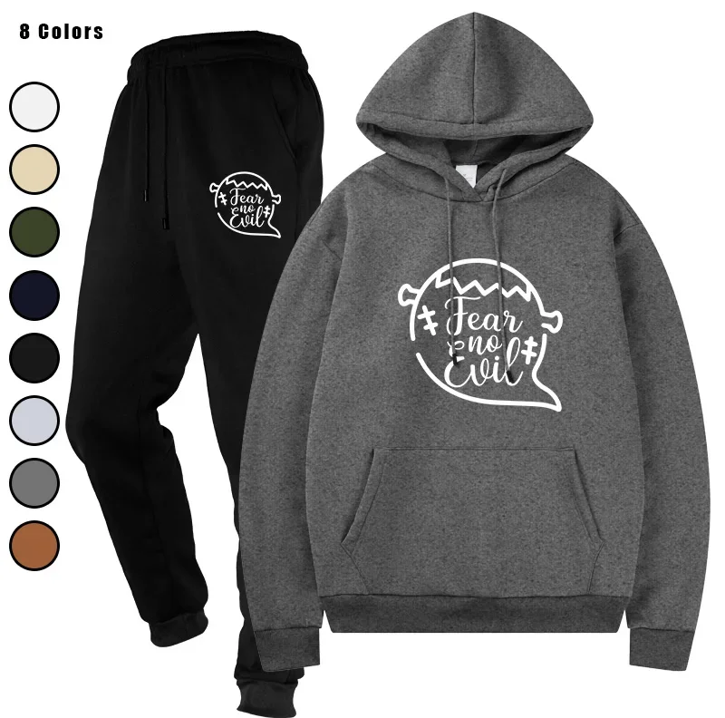 

Fashion Mens Italia Milan Printed Male Daily Casual Hooded Sweatshirts Jogger Pants Sport Jogging Suit