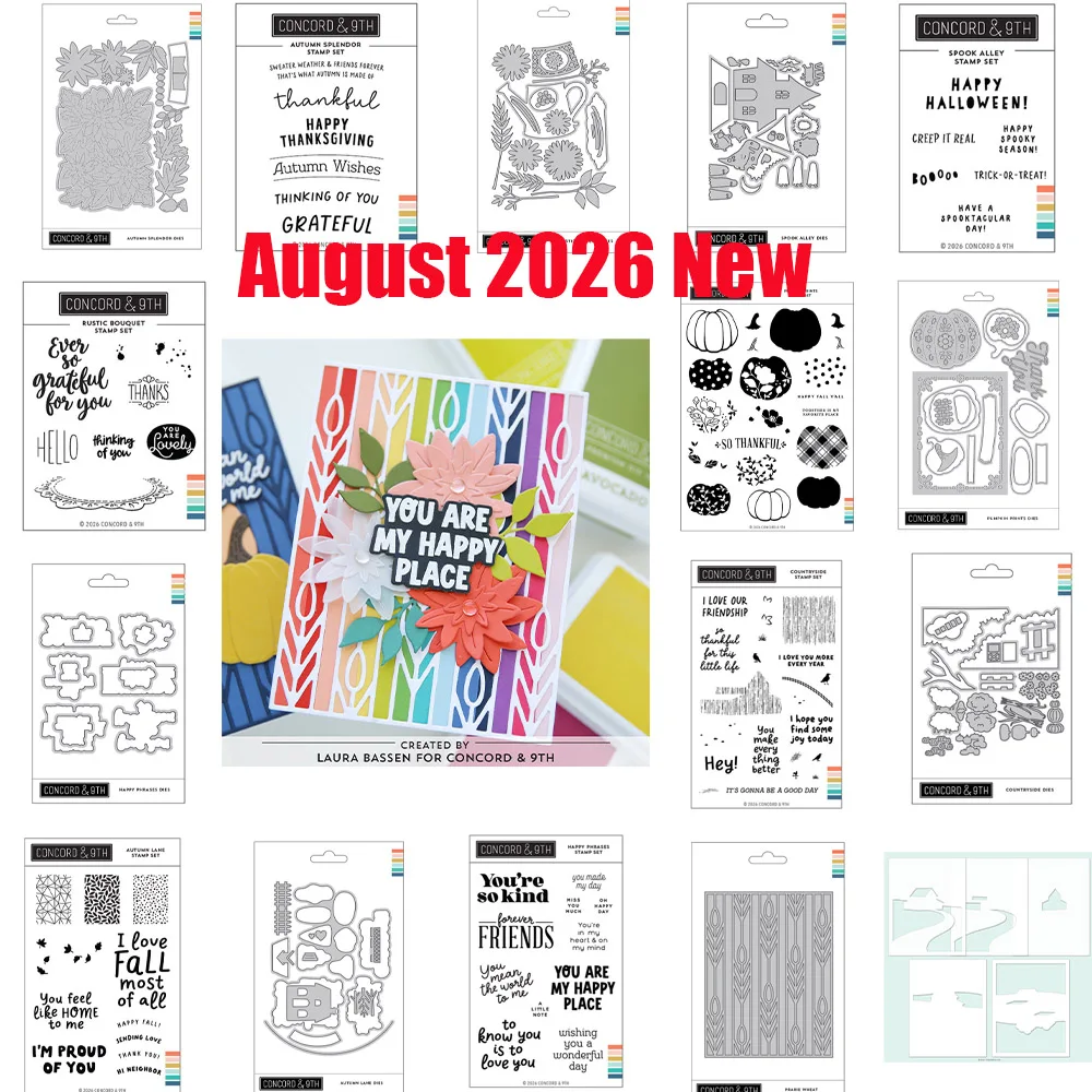 Rustikaler Blumenstrauß 2026 Neue Metallstanzformen Klare Stempel Schablone Scrapbooking Geburtstag Prägung Handgemachte Grußkarte DIY