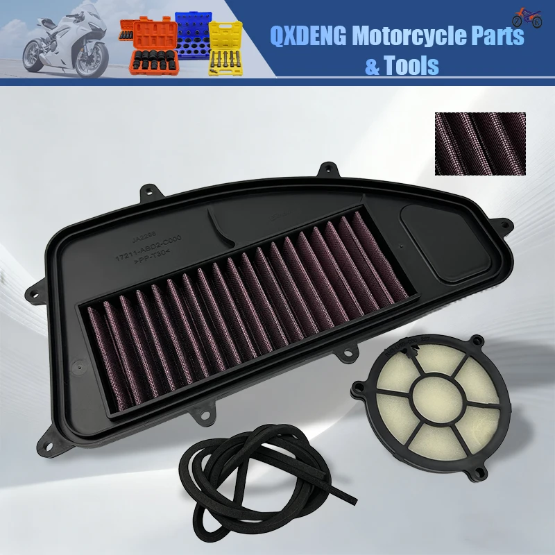 1 Stück Motorrad-Ansaugluftfilter für KYMCO X-Town 250, CT300i, Agility 300i, Rowing250, Xciting300i, CT250, Ersatzteil HFA5015