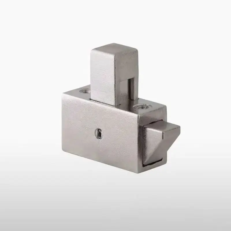 20PCS Zinc Alloy Industrial Push Button Locks Distribution Box Hasp Lock Switch Control Electric Cabinet Door Lock Nickel Plated