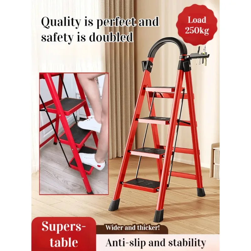 Retractable Catch The High Ladder Nonslip Solid Loadbearing Multifunction Thickening Large Pedal Multifunctional Shelf Stable