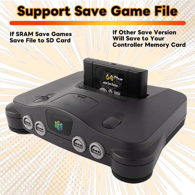 340 in 1 Game Card for ED64 Plus 64 Bit with Retail Box For N64