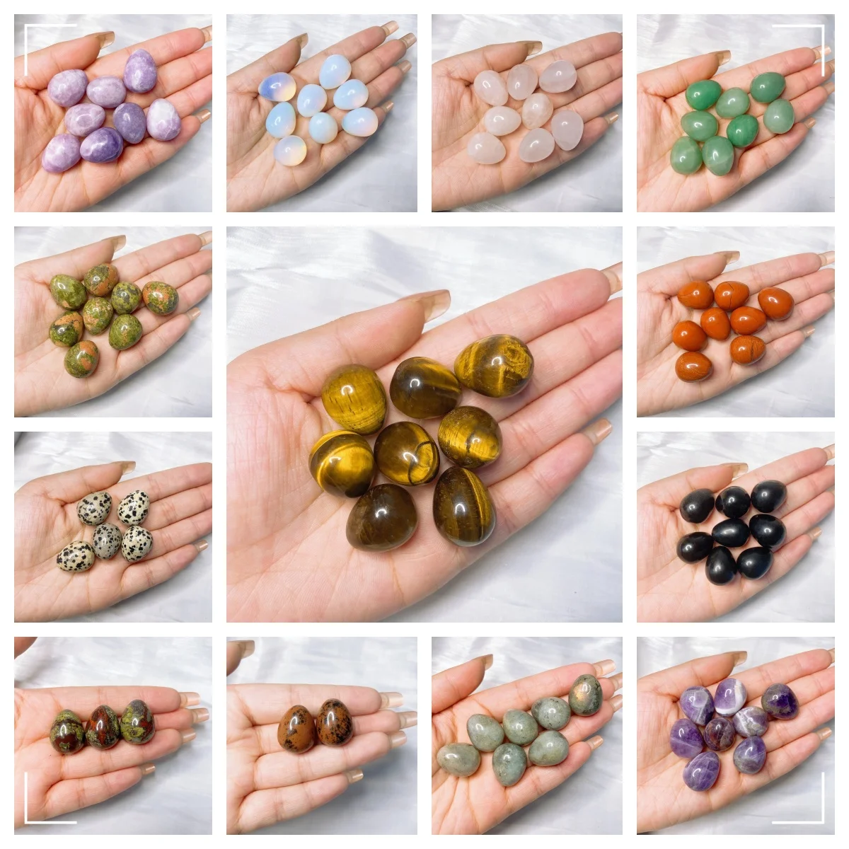 

Natural Mini Egg Shaped Stone Bird Egg Hand Polished Craft Home Decor Reiki Energy Healing Room Ornaments aquarium Decoration