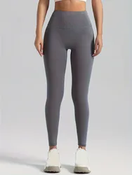 Seamless Butt Lifting Yoga Workout Pants for Women, Stretchy Fitness Leggings, Sports Activewear, Solid color