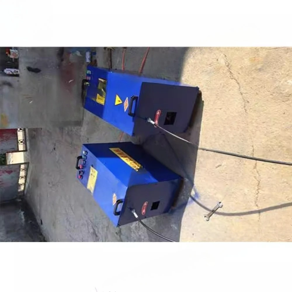 Fully automatic wall threading machine threads wires and wall pipes in electric room 274