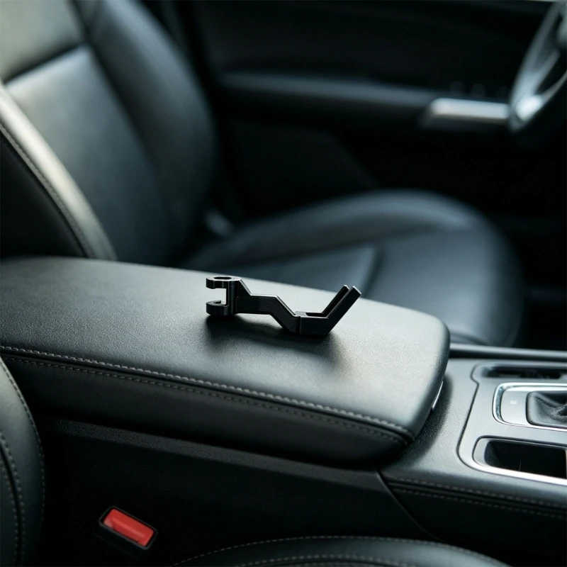 A2UC Pair Of Vehicle Headrest Clips For Helmet Storage ABS produced Long Lasting Construction
