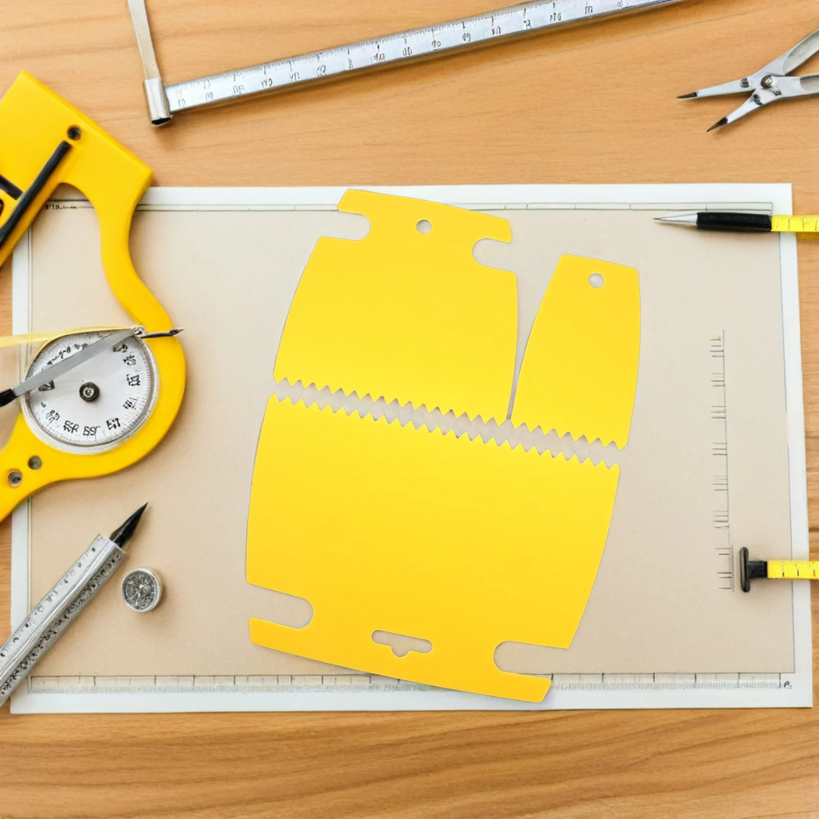 

Plastic Artistic Paint Scraper Tool Set 6 Pieces for Wall Texture Painting DIY Decorative Finishing Art Scrapers