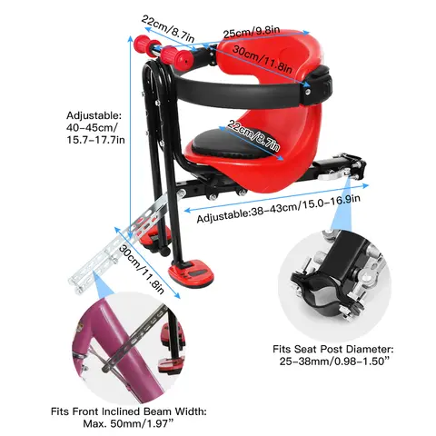 10 best sales cykelbarnstol - №9