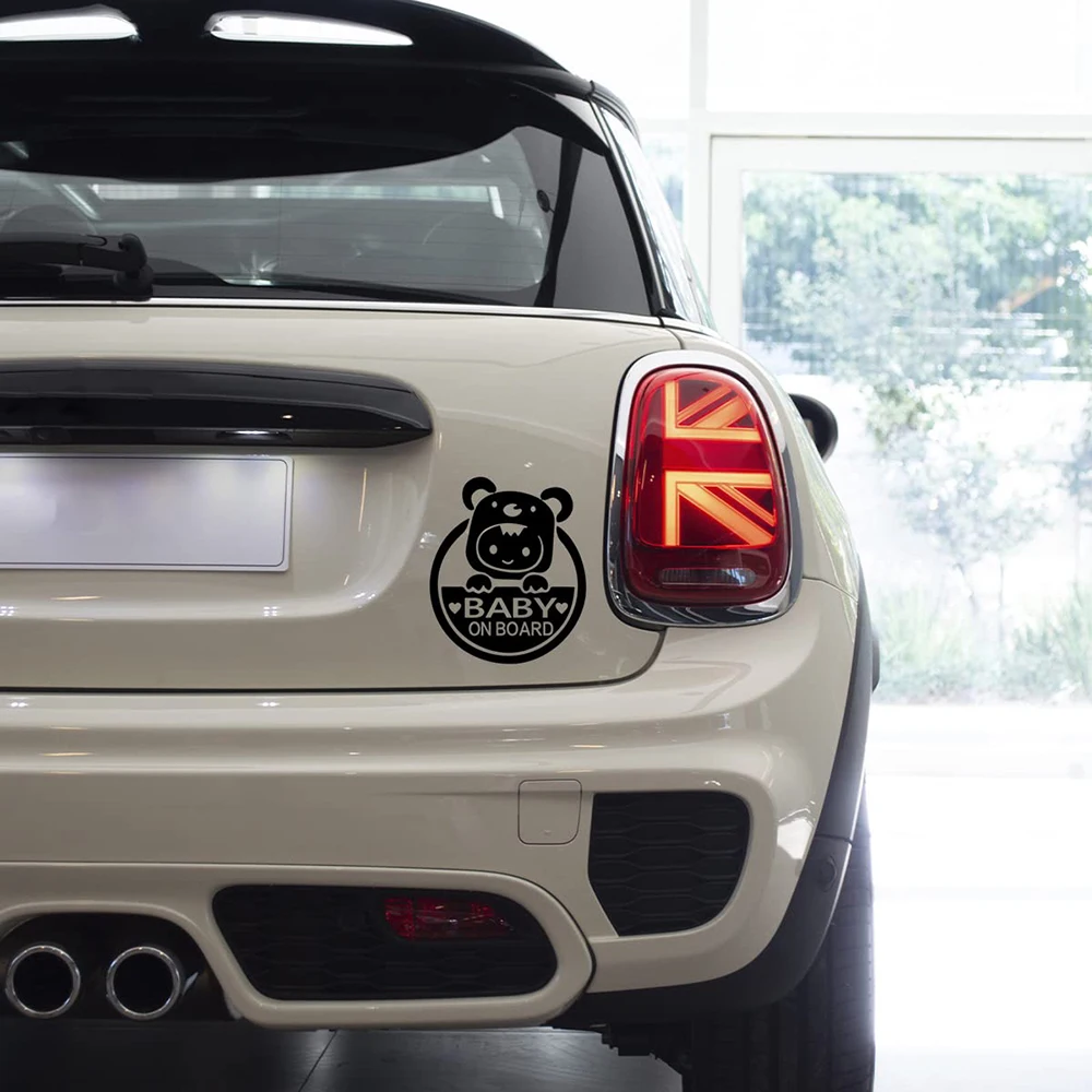 Baby on Board Car Stickers Laser Car Body Rear Window Bumper Decoration PVC Vinyl Film Decal Auto Tuning Accessories