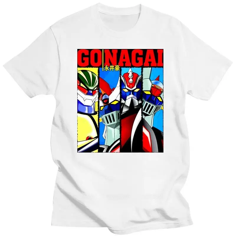 T-SHIRT ROBOT TSHIRT MAZINGA GRANDIZER JEEG GOLDRAKE ANIME GONAGAI FINO TG  Cartoon t shirt men Unisex New Fashion tshirt