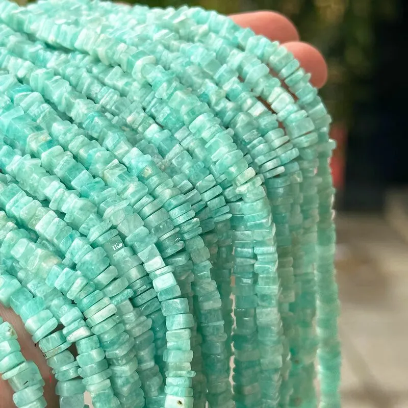 

Круглые бусины 5 А, зеленый Мозамбик, Амазонит, 4-5 мм, незакрепленные бусины для изготовления ювелирных изделий, ожерелий, 38 см, FPPJ, оптовая продажа