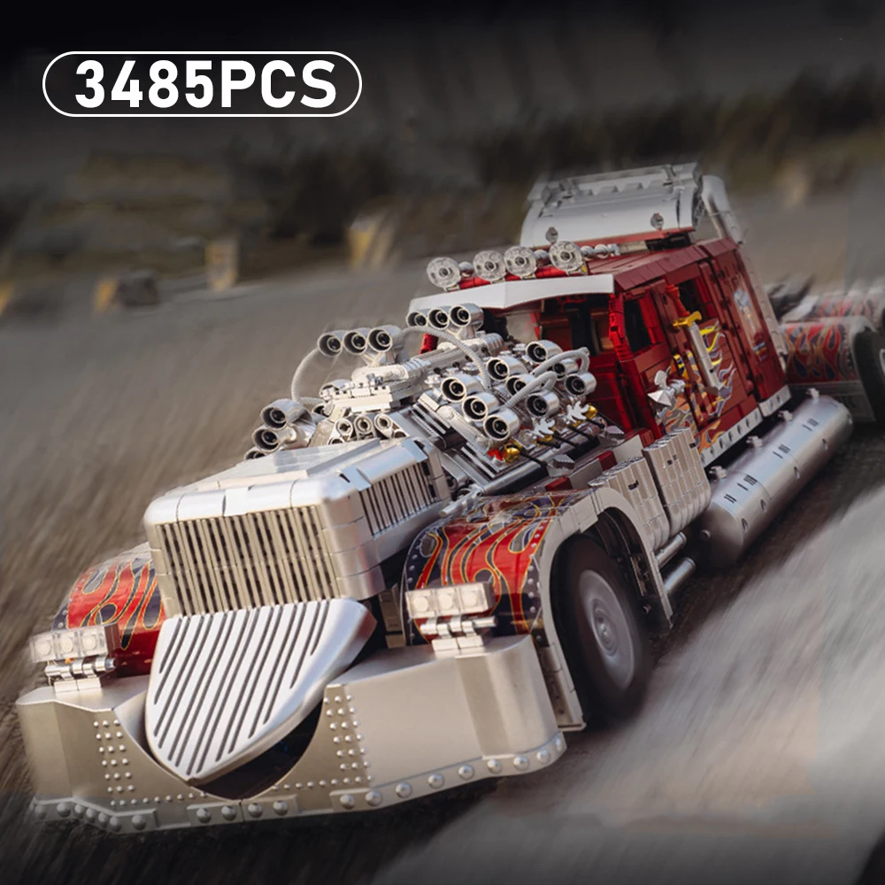 Technologia Mechaniczna Superwóz Klocki Model Edukacyjny Puzzle Zabawka do Składania Pojazd Prezent do Kolekcji i Ekspozycji