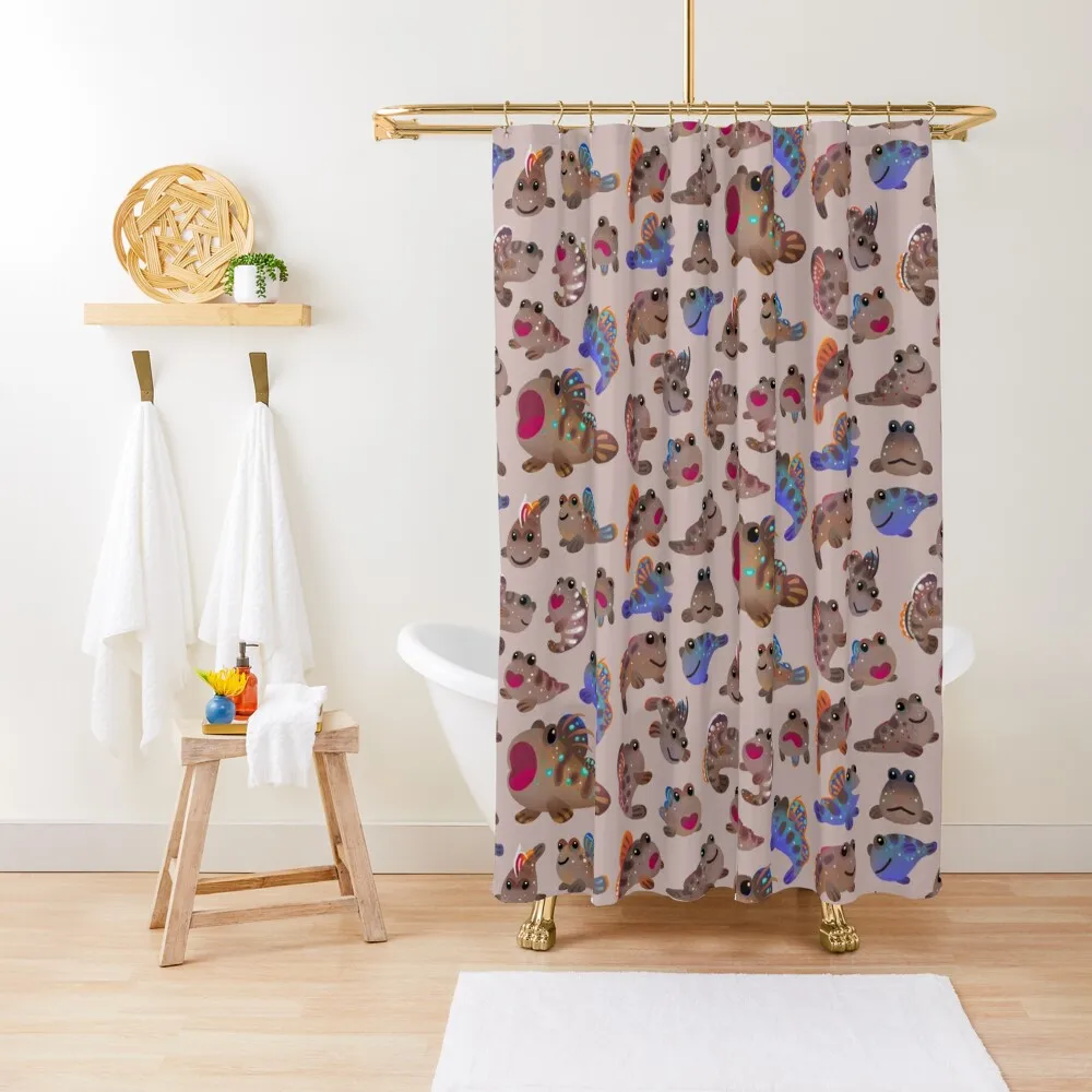 

Mudskipper Shower Curtain Shower Bath In The Bathroom Cute Shower Curtain