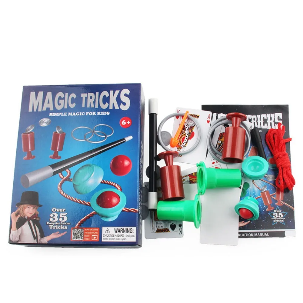 kit-de-magica-mega-plastico-para-iniciantes-conjunto-de-truques-simples-para-apresentacoes-com-varinha-magica-e-instrucoes