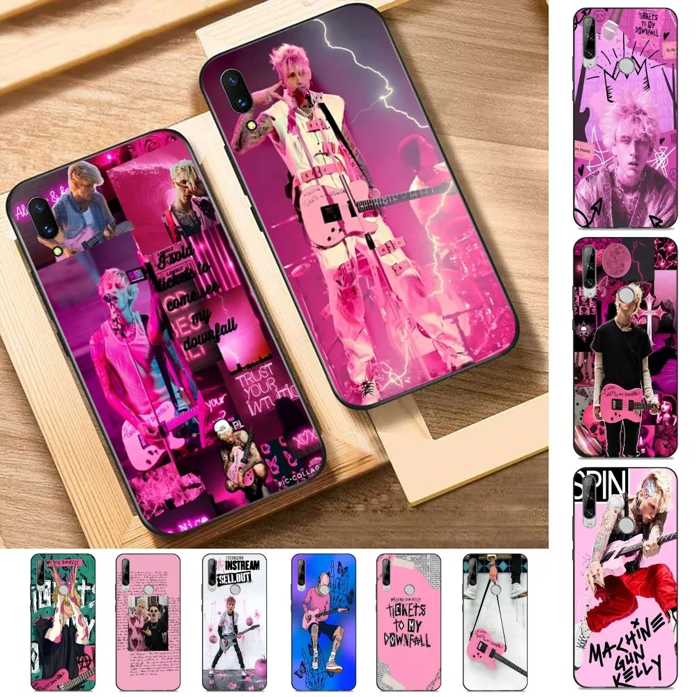 M-Machine G-Gun Pink K-Kelly Cool Phone Case For Huawei Y9 6 7 5 Prime Enjoy 7s 7 8 Plus 7a 9e 9plus 8E Lite Psmart Shell