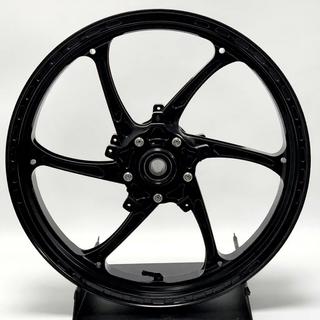 XL Custom CNC Forged 6061-T6 Motorcycle Wheels for Yamaha R6 17 18 Inch Billet Aluminum Anodized Forged OEM ODM Motorcycle Rims - view 2