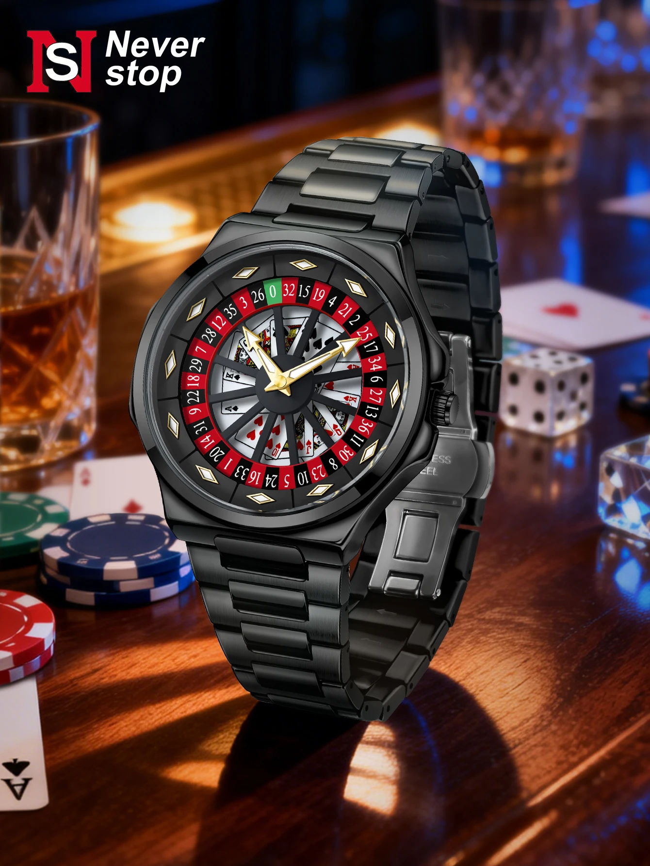 Fashion Quartz Watch with Premium Design Sense, Luxury Men's Watch Gift