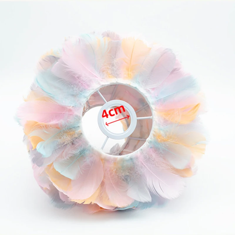 

Пушистый абажур из перьев, держатель для лампы, люстра для отеля/ресторана, настольная лампа, напольный светильник, аксессуары для освещения, абажур для дома/спальни