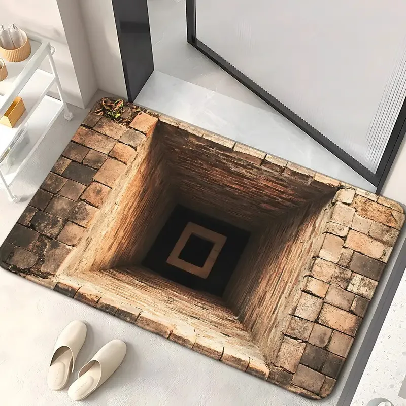 Europe Style Simulation 3D Effect Floot Carpet Living Room Sofa Bedroom Study Kitchen Entrance Door Rug Non-slip Home Decor Mat