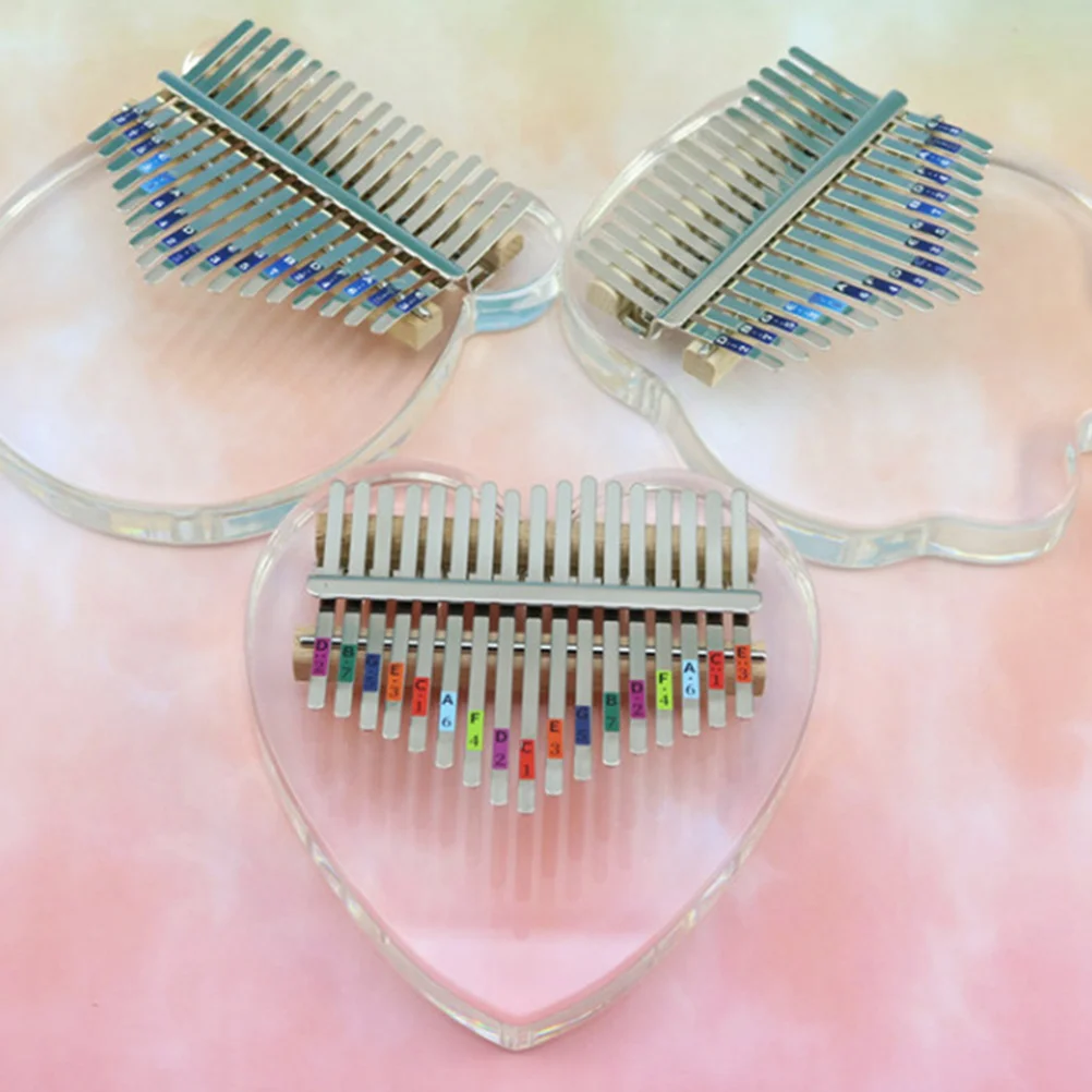 

5pcs Kalimba Stickers 17-Note Thumb Piano Note Stickers For Beginners Easy Apply Remove Residue-Free Kalimba Learning Sticker