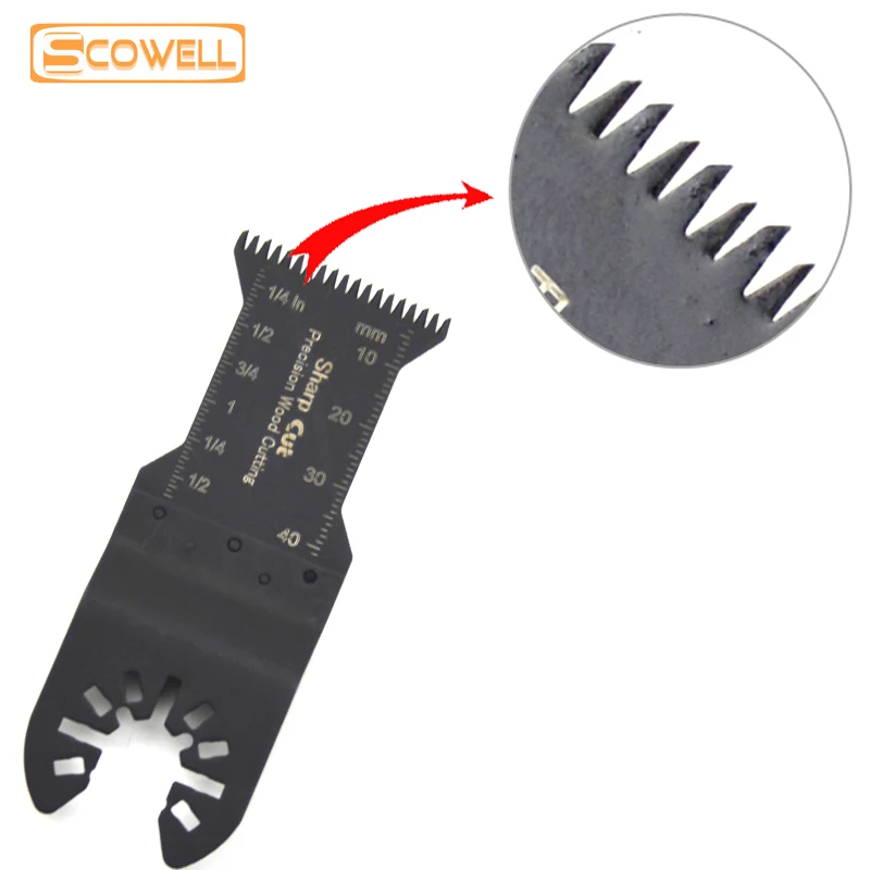 10 embalaje de 32mm dientes japoneses corte de madera de inmersión multiherramienta hojas de sierra para oscilación Multimaster accesorios de herramientas eléctricas